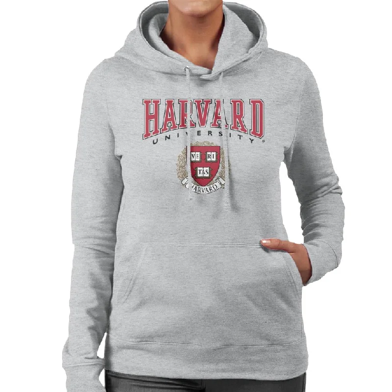 lightweight hooded sweatshirtHarvard University Veritas Red Crest Women's Hooded Sweatshirt