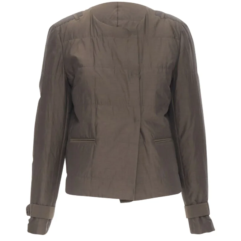 Brunello Cucinelli silk blend padded jacket