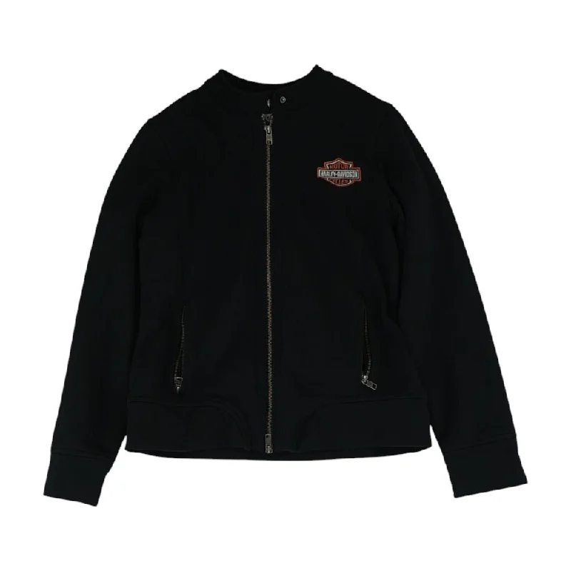 graphic coatBlack Solid Jacket