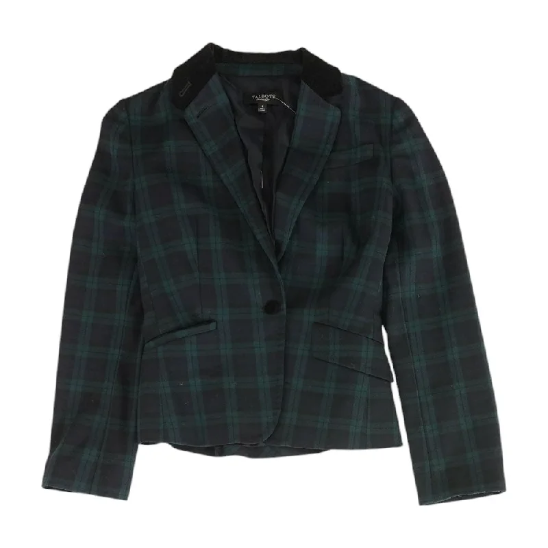 stylish coatBlack Plaid Blazer