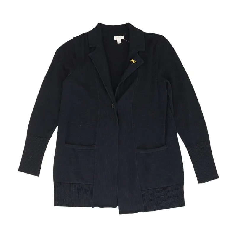 raincoatNavy Solid Blazer