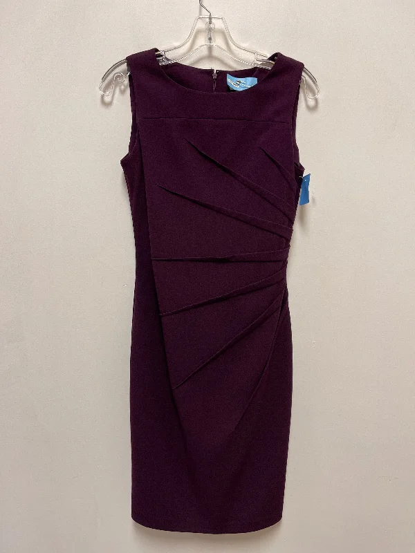 chic dressDress Casual Short By Calvin Klein In Purple, Size: S