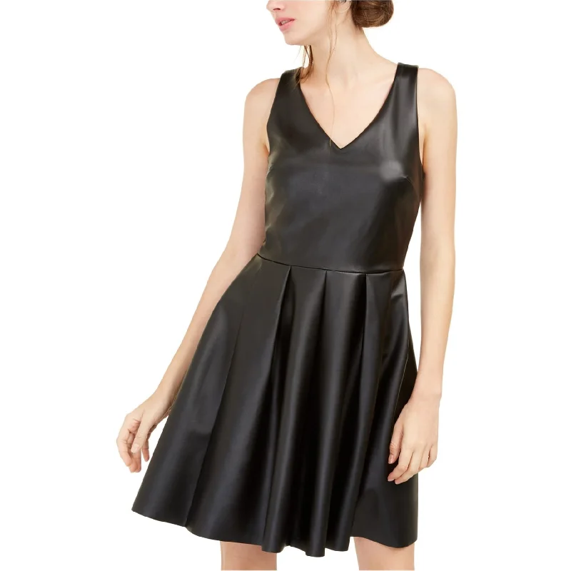 mini dressRosie Harlow Womens Pleated A-line Dress, Black, Small