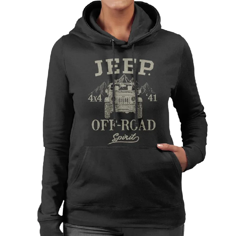 sleek zip-up hoodieJeep 4x4 Off Road Spirit Women's Hooded Sweatshirt