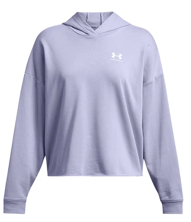 Under Armour Womens Rival Terry OS Hoodie Celeste / White