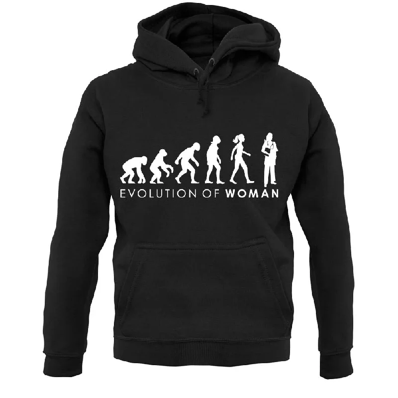 comfortable hoodieEvolution of Woman - Nurse Unisex Hoodie