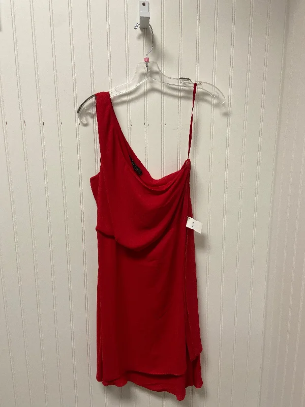 knit dressDress Party Short By Bcbgmaxazria In Red, Size: M