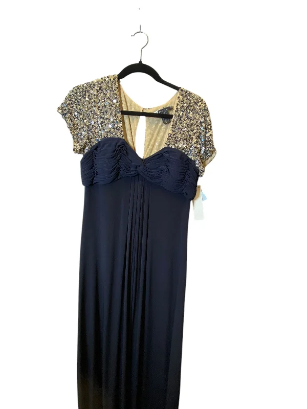 floral midi dressDress Party Long By Js Collections In Navy, Size: L