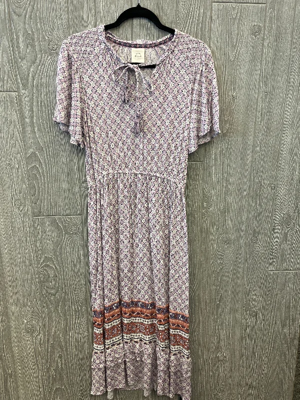 summer floral dressDress Casual Maxi By Knox Rose In Purple, Size: S