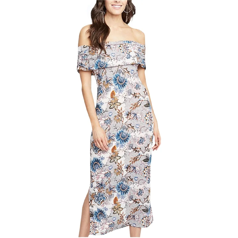 wrap dressRachel Roy Womens Floral A-Line Off-Shoulder Dress