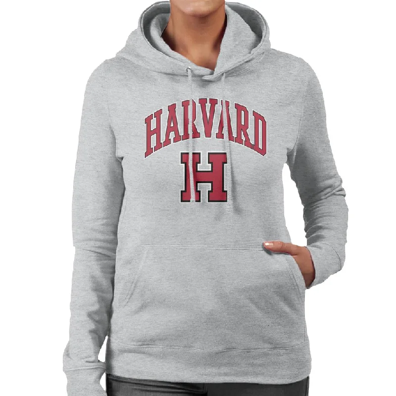 athletic hoodieHarvard University Varsity Sports Logo Women's Hooded Sweatshirt