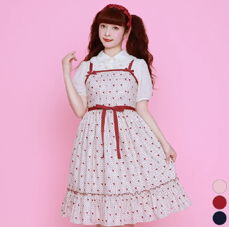 tiered dressLittle Dot Heart Jumperskirt Dress