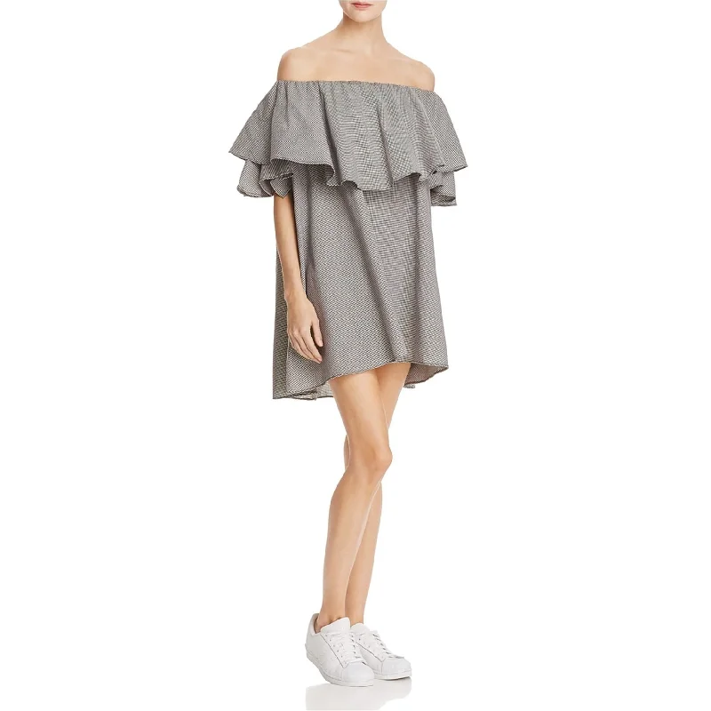 classic fit-and-flare dressMLM Label Womens Ruffle Tunic Dress, Grey, X-Small