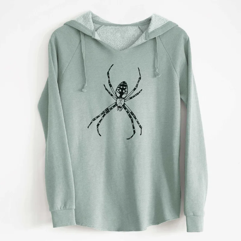 comfortable athletic sweatshirtArgiope aurantia - Yellow Garden Spider - Cali Wave Hooded Sweatshirt