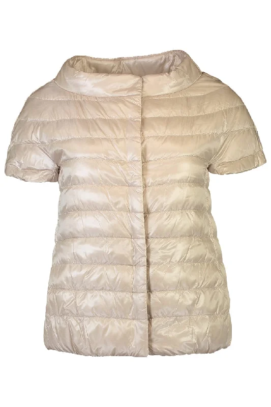 trendy bomber coatIconico Emilia Cap Sleeve Jacket - Chantilly