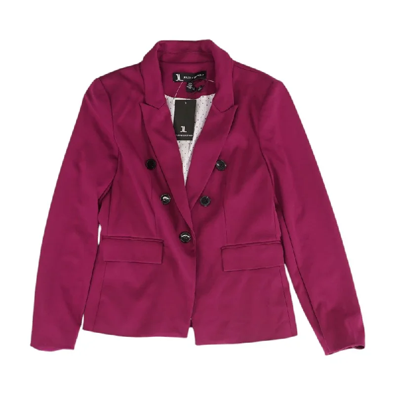 cozy coatMagenta Solid Blazer