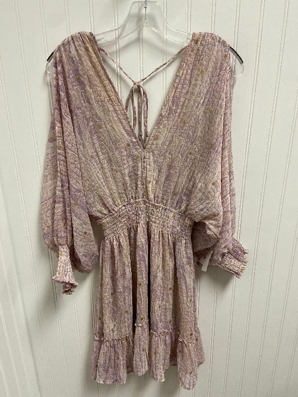 flowy maxi dressDress Casual Short By Lovestitch In Purple, Size: S