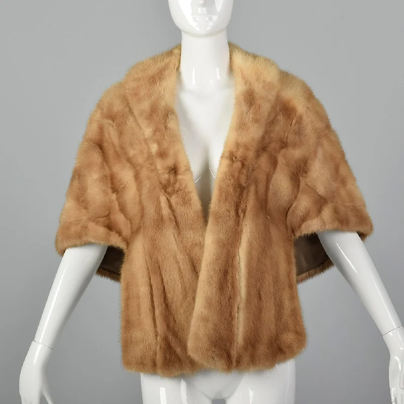 insulated jacket1950s Mink Stole with Pockets