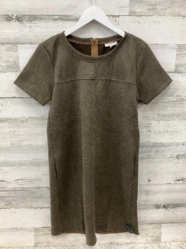 elegant shift dressDress Casual Midi By Mystree In Green, Size: S