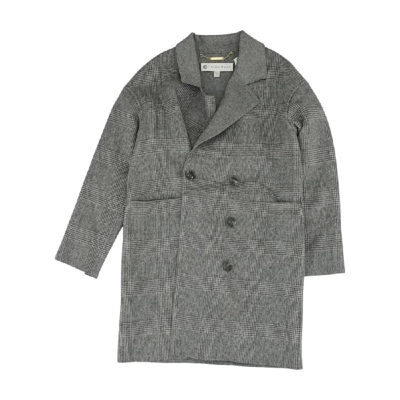 winter coatGray Check Coat