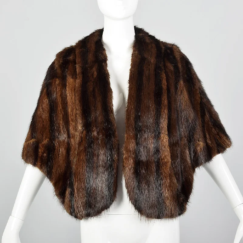 tailored blazer coat1940s Long Haired Beaver Fur Stole