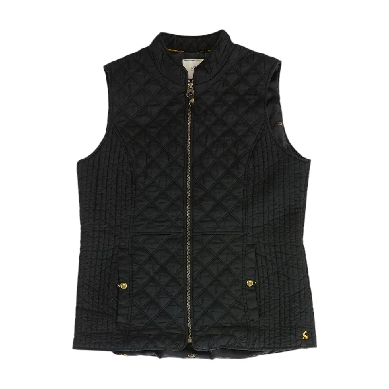 insulated jacketBlack Solid Puffer Vest