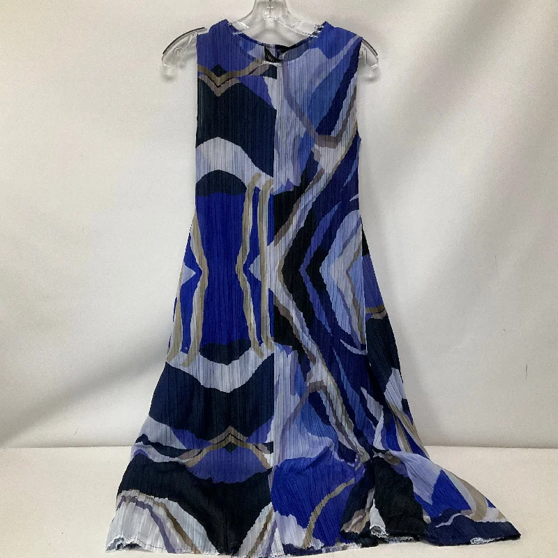 sleeveless dressDress Casual Maxi By Ming Wang In Blue, Size: S