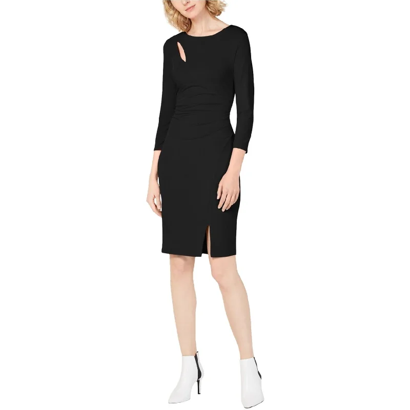 relaxed fit dressI-N-C Womens 3/4 Sleeve Bodycon Dress