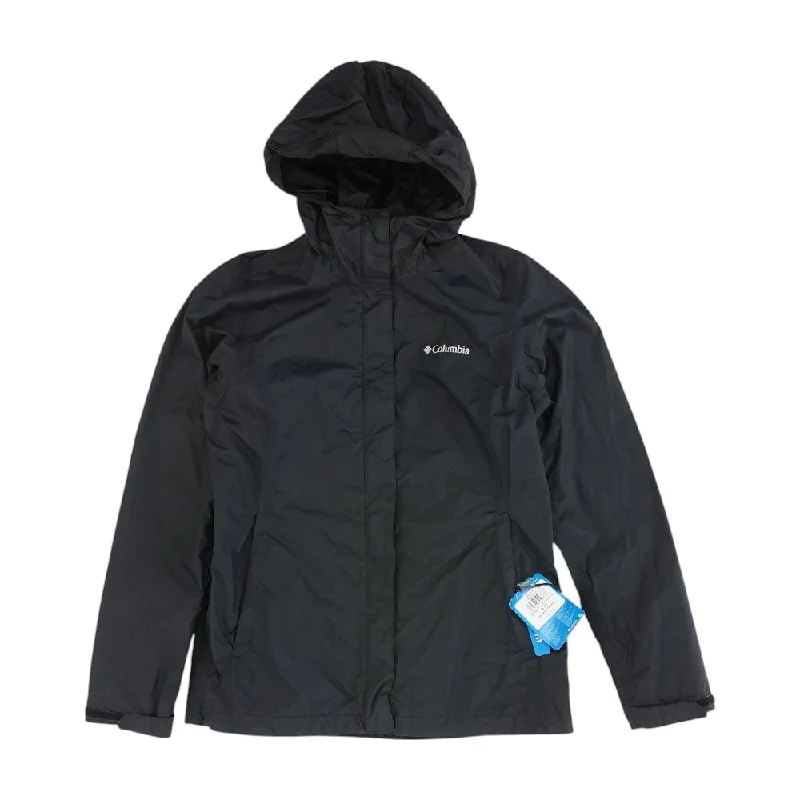 soft shell coatBlack Solid Lightweight Jacket