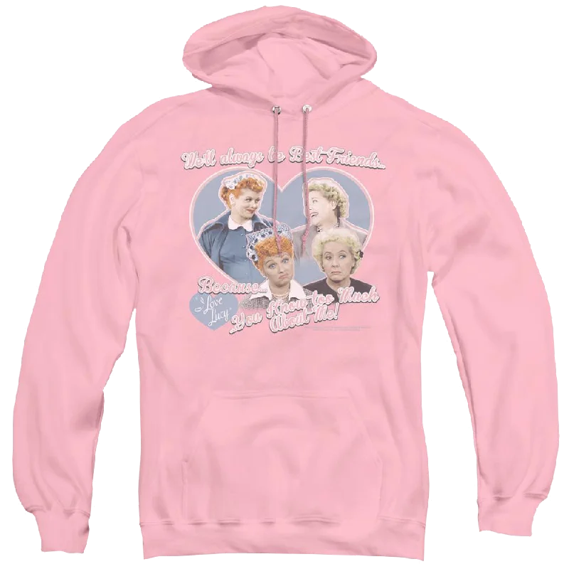 fashion hooded jacketI Love Lucy Always Best Friends - Pullover Hoodie