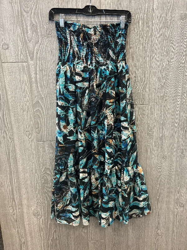 floral midi dressDress Casual Midi By Fashion Bug In Blue, Size: M