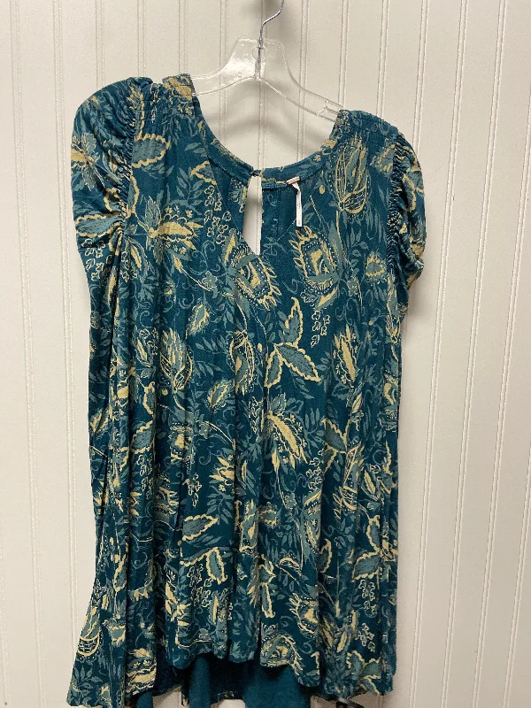 casual shift dressDress Casual Short By Free People In Teal, Size: Xs