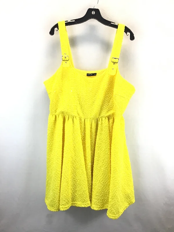 casual dressDress Casual Midi By Shein In Yellow, Size: 3x