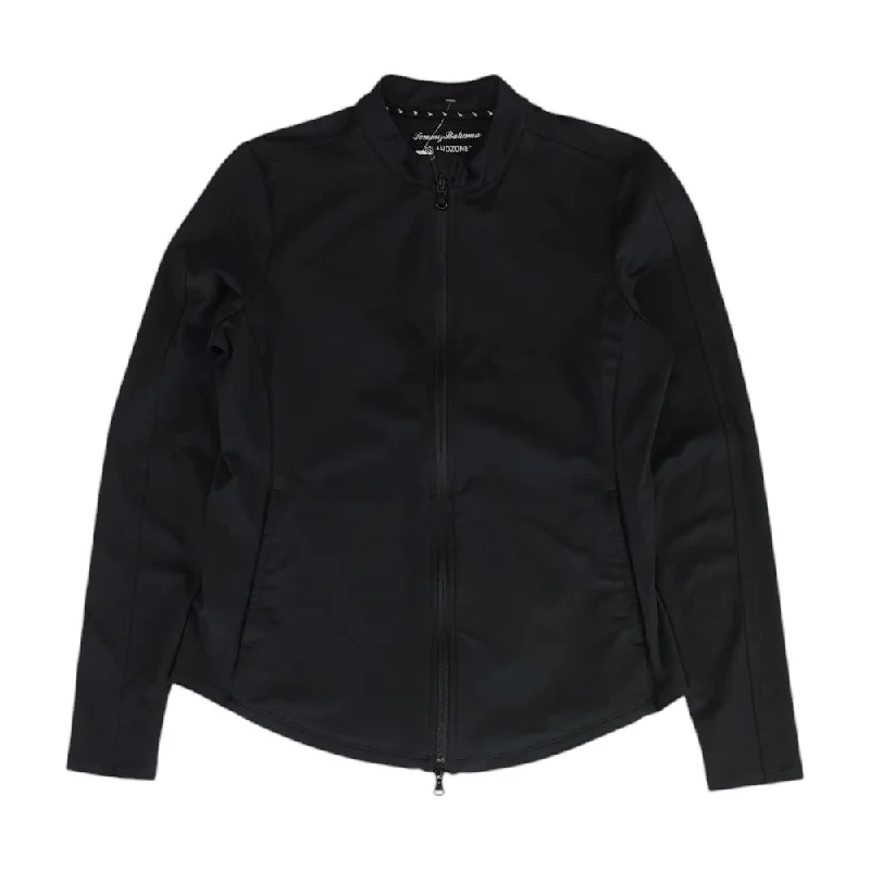 wool coatBlack Solid Lightweight Jacket