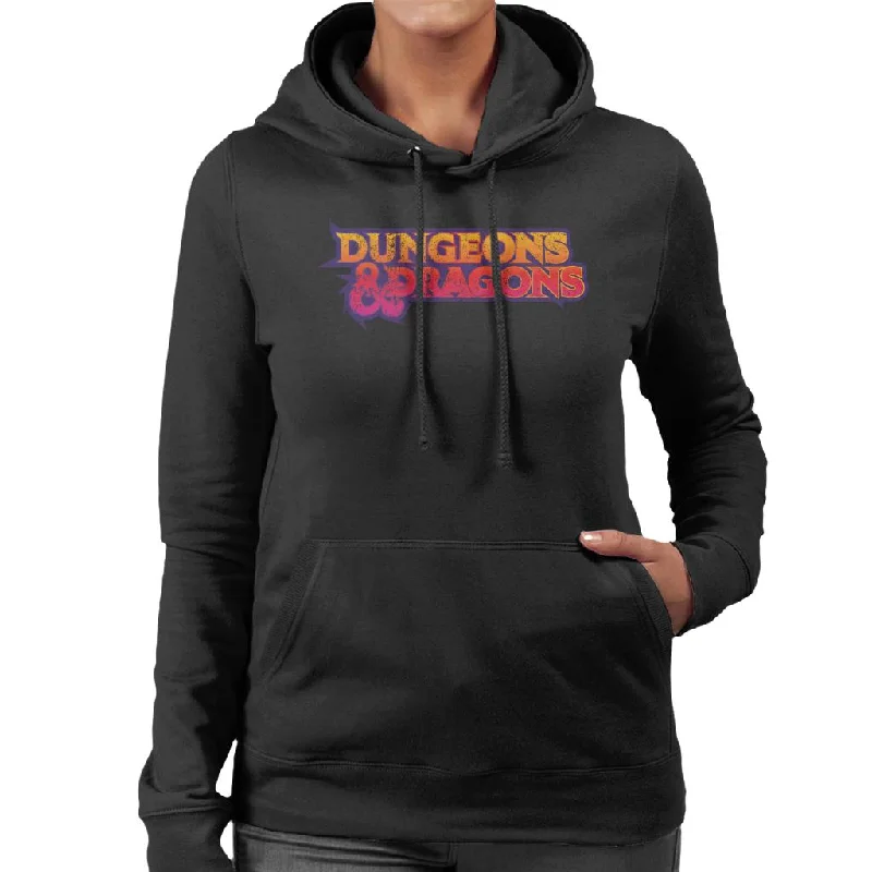 fitted hoodieDungeons & Dragons Gradient Logo Women's Hooded Sweatshirt