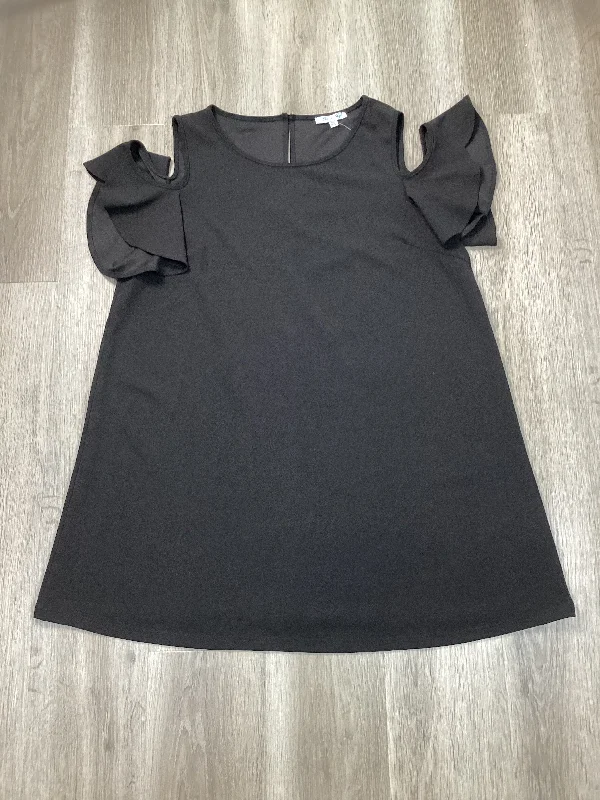 casual shift dressDress Party Short By She + Sky In Black, Size: 1x